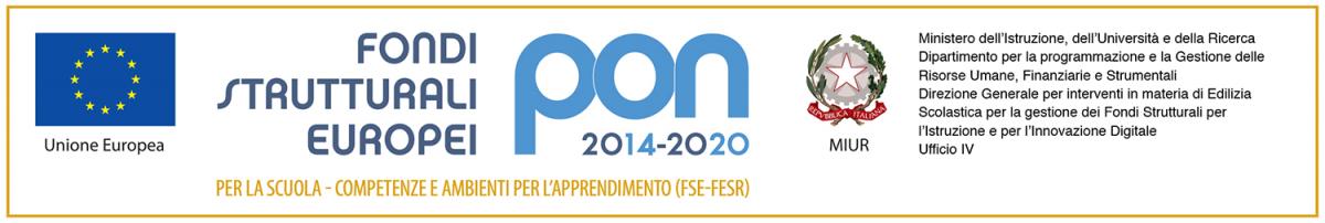 PON - Fondi strutturali europei 2014 - 2020